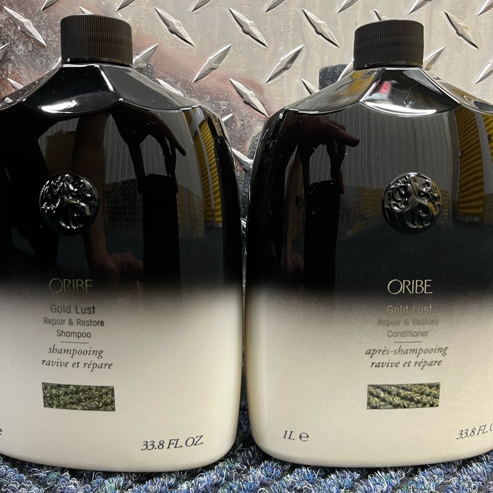Oribe Gold Lust Repair Restore Shampoo & Conditioner Liter Duo